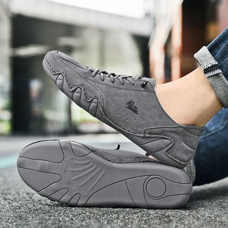 Barefoot Shoes Men Minimalist Waterproof Lace Up Flexible Rubber Sole Casual Natural Movement