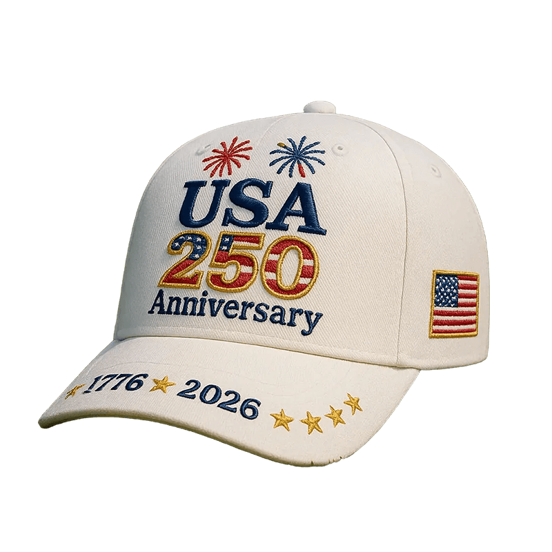 Baseball Cap Patriotic Hat Embroidered American Flag Curved Brim Structured