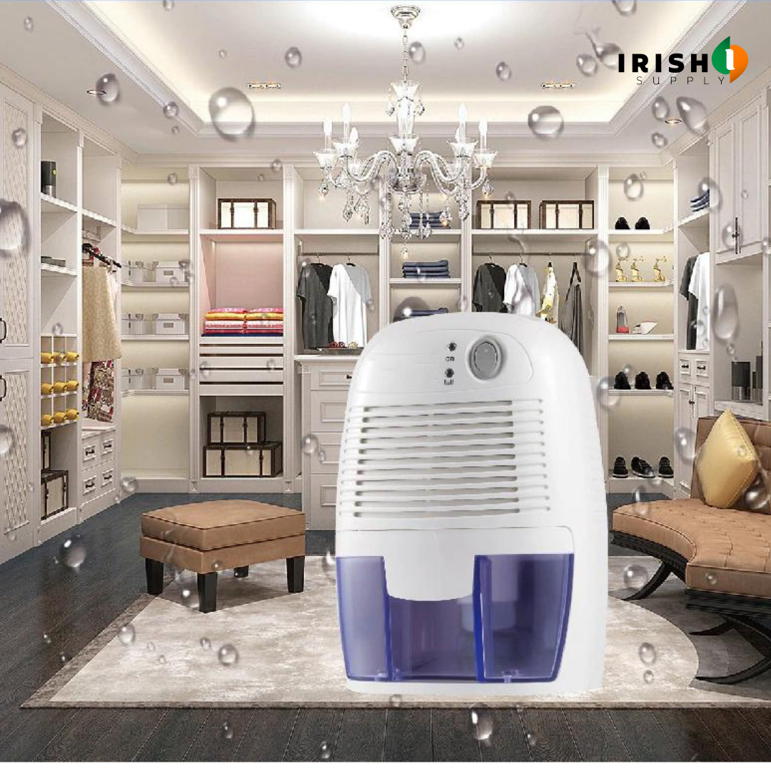Basement Crawl Space Mini Dehumidifier for Bathroom with 500ml Tank Portable Compact Design