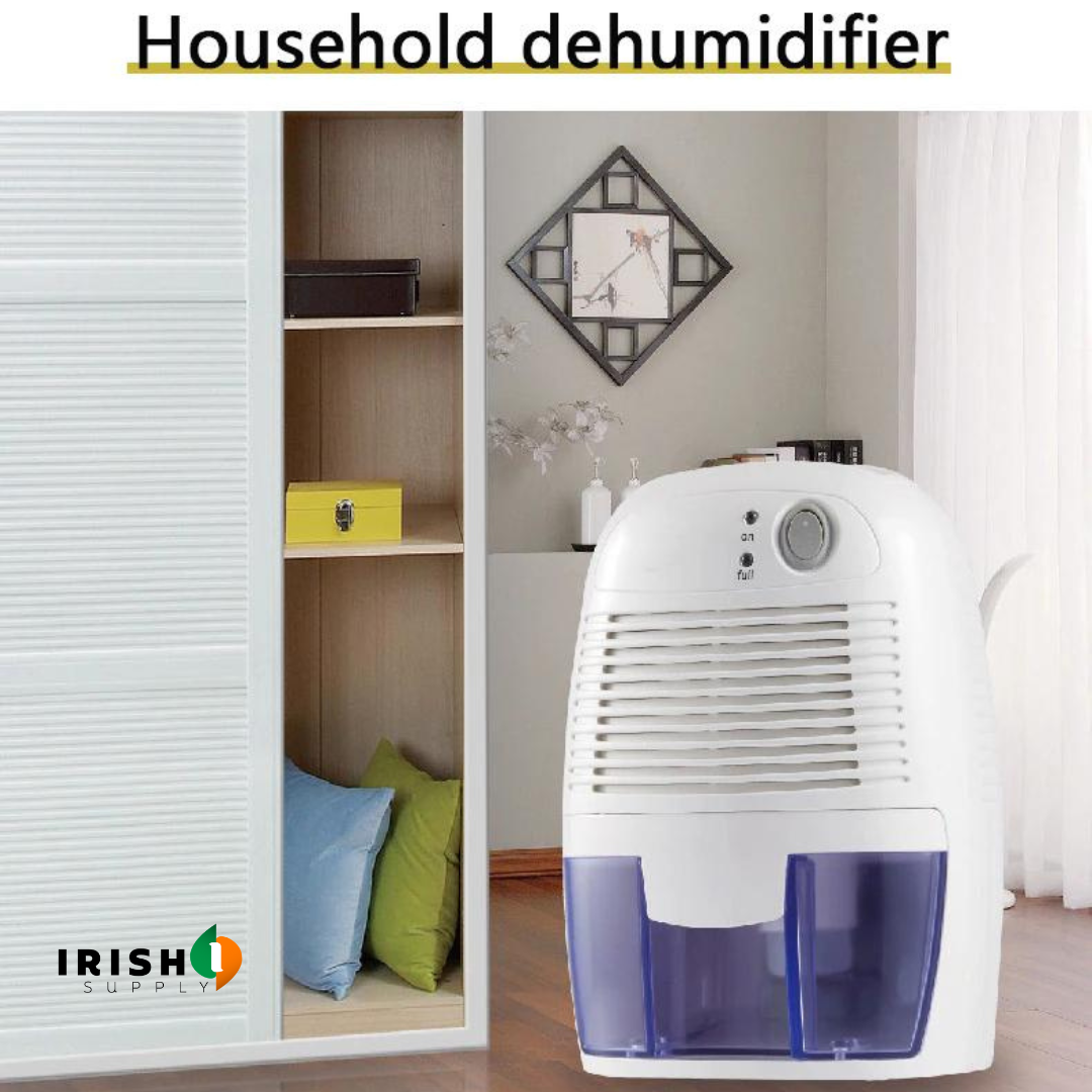 Basement Crawl Space Mini Dehumidifier for Bathroom with 500ml Tank Portable Compact Design