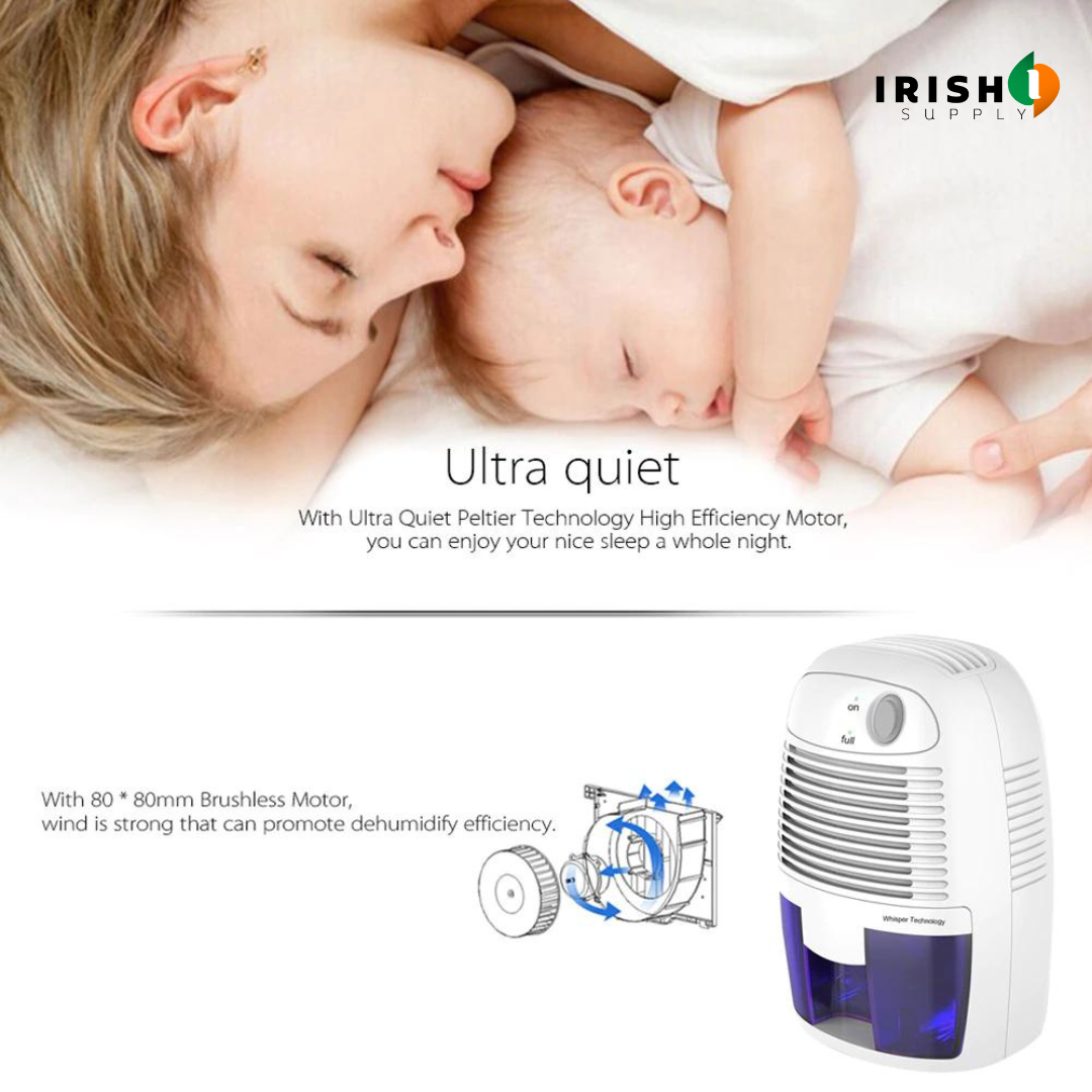 Basement Crawl Space Mini Dehumidifier for Bathroom with 500ml Tank Portable Compact Design