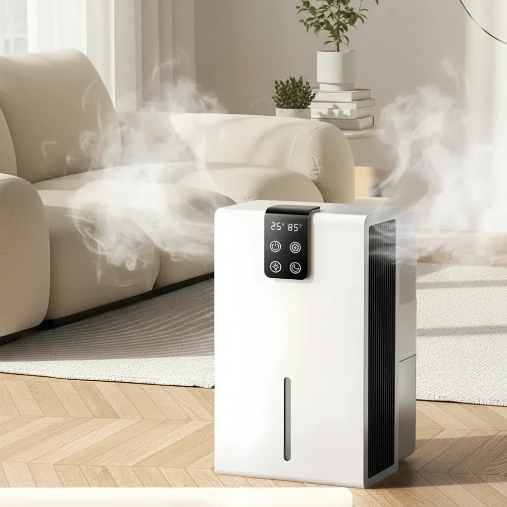 Quiet Home Dehumidifier for Bedroom, Basement & Living Room