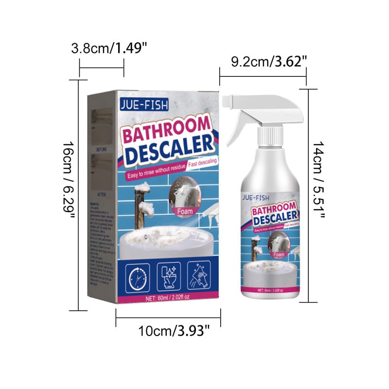 Bathroom Cleaner Spray and Foam with Trigger Nozzle for Mold and Soap Scum All Purpose