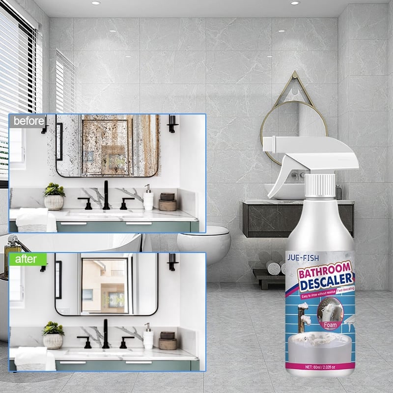 Bathroom Cleaner Spray and Foam with Trigger Nozzle for Mold and Soap Scum All Purpose