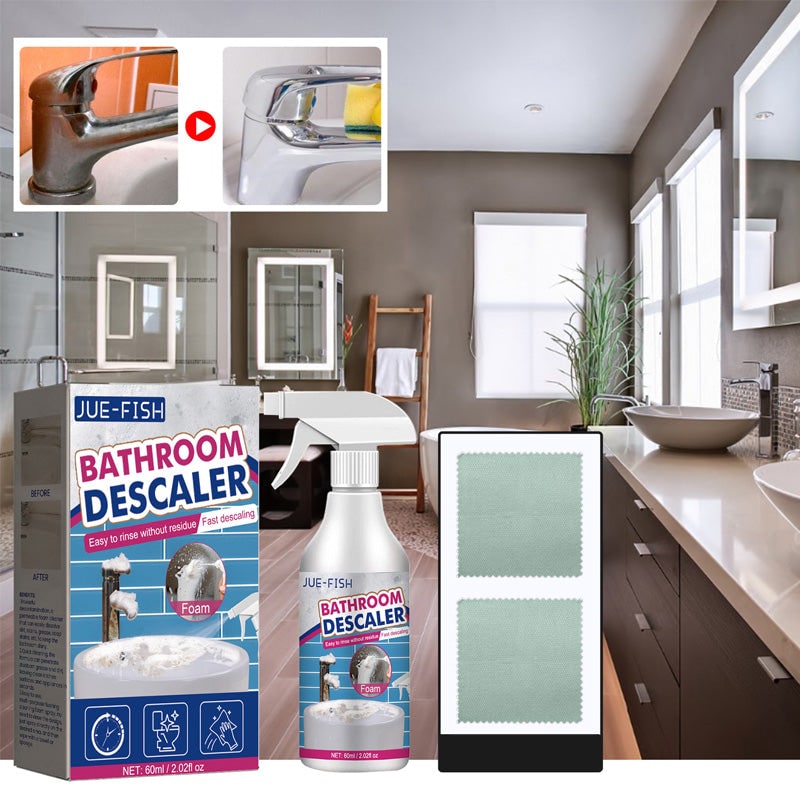 Bathroom Cleaner Spray and Foam with Trigger Nozzle for Mold and Soap Scum All Purpose