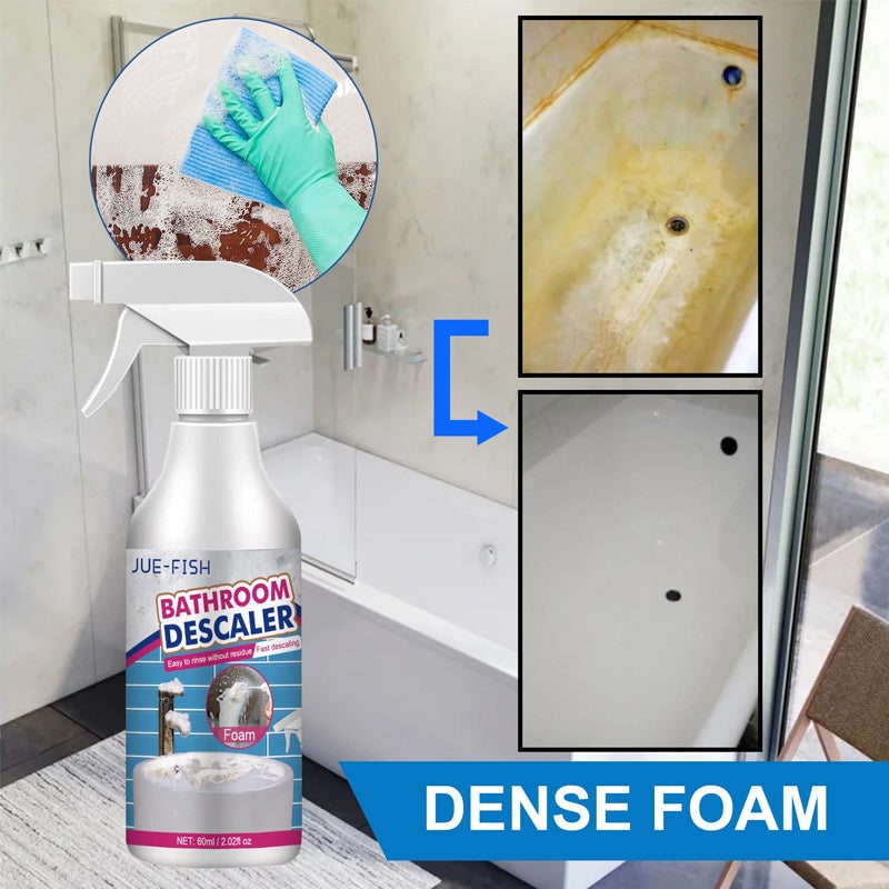 Bathroom Cleaner Spray and Foam with Trigger Nozzle for Mold and Soap Scum All Purpose