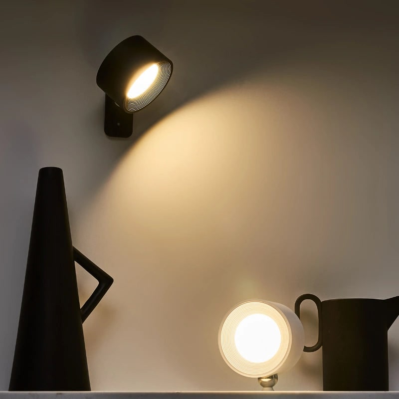 Battery Operated Wall Sconce Rechargeable Cordless LED Magnetic Adjustable Wireless Lamp