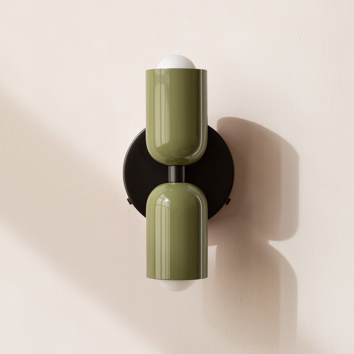 Battery Powered Wall Sconce Lighting with Adjustable Double Heads and Vintage Design