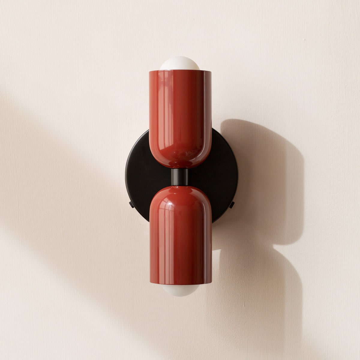 Battery Powered Wall Sconce Lighting with Adjustable Double Heads and Vintage Design