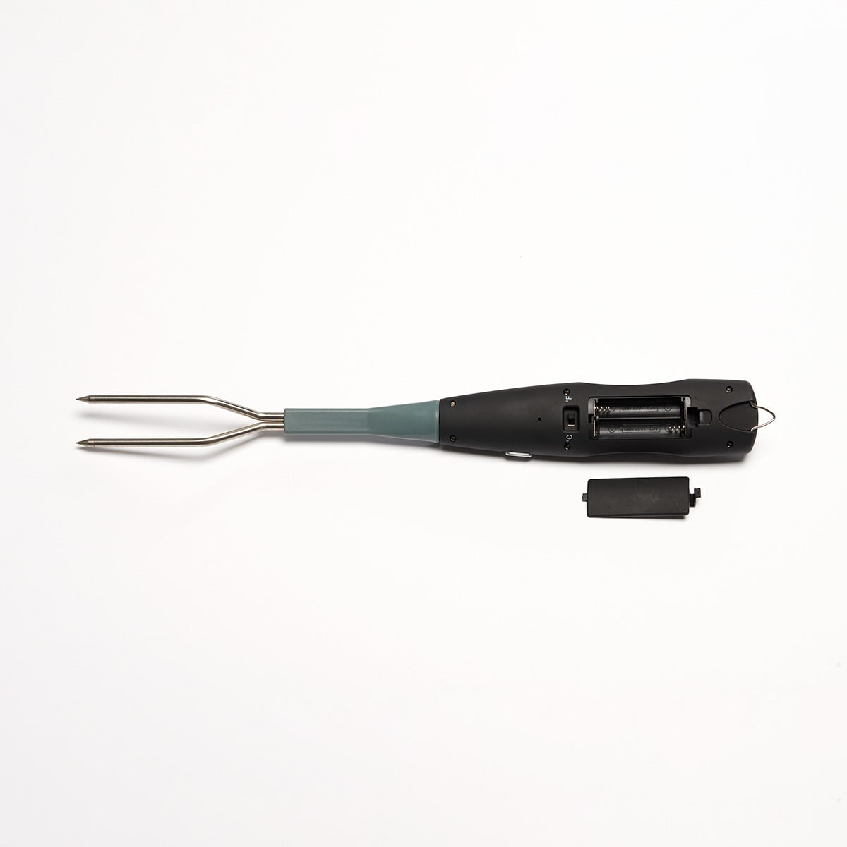 Bbq Fork Thermometer Digital Instant Read Meat with Lcd Backlight Stainless Steel Prongs