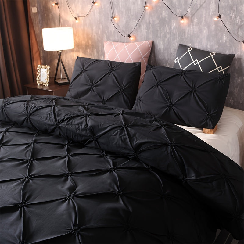 Elegant Pintuck Quilts Bedding Set