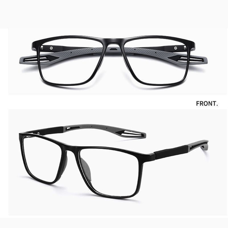 Blue Light Glasses Reading Rectangular Spring Hinge