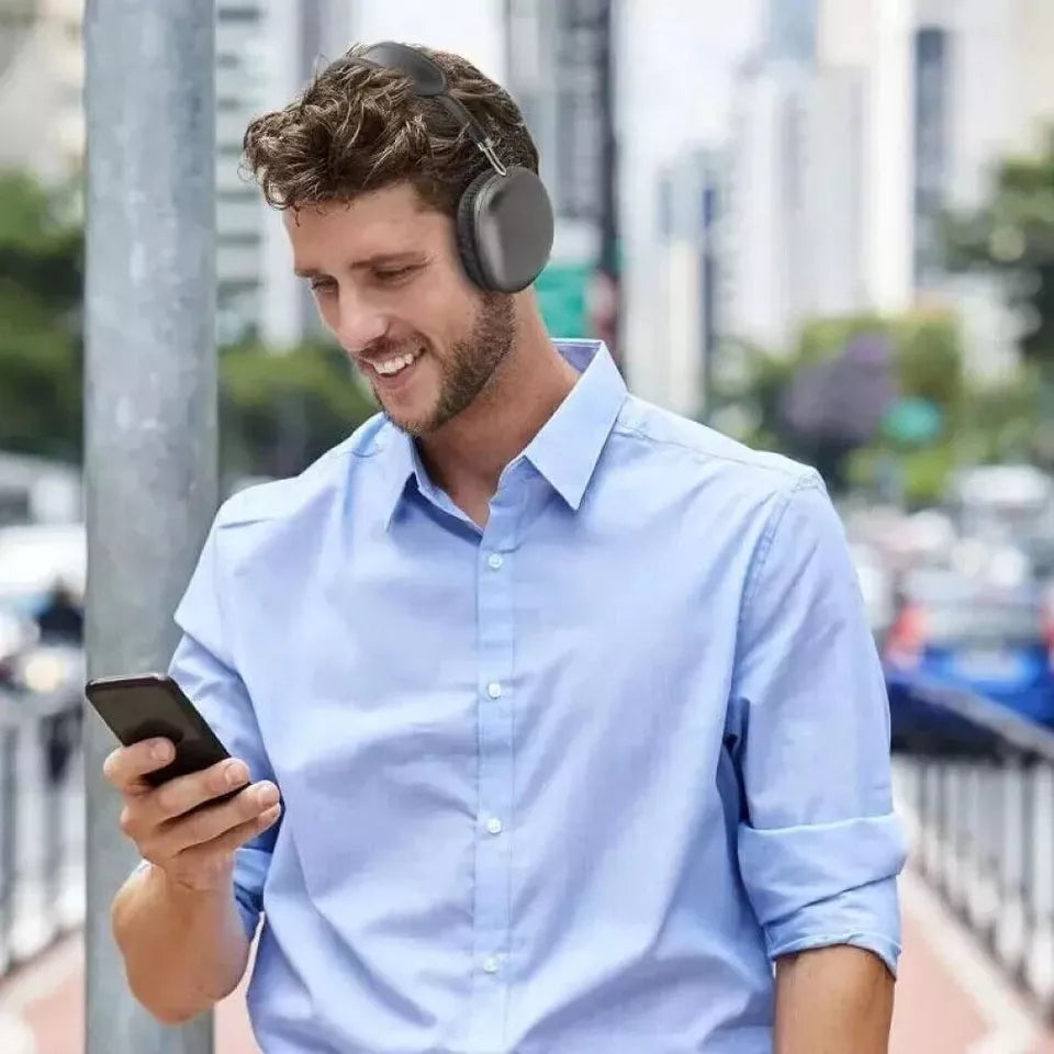 Bluetooth Headphones with Active Noise Cancellation & Long Play