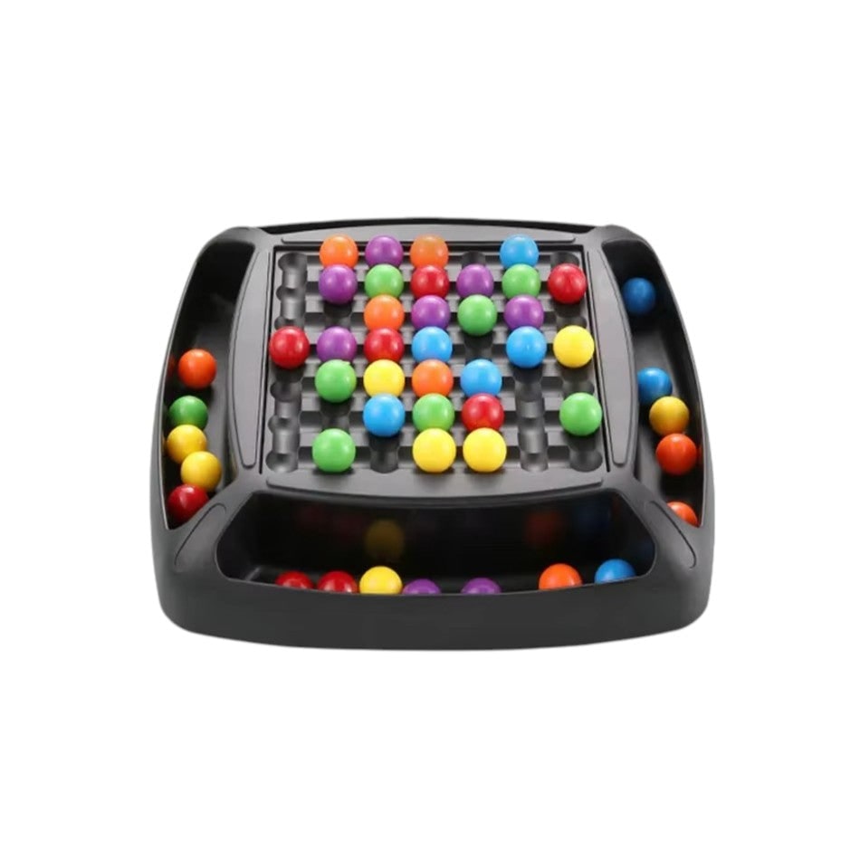 Board Game Ball with Colorful Marbles Strategy Puzzle for Family Tabletop Play