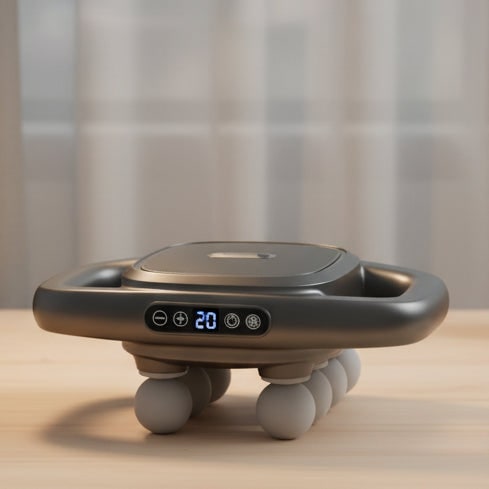 Body Massager Handheld Massage Gun with Dual Handles and Eight Nodes