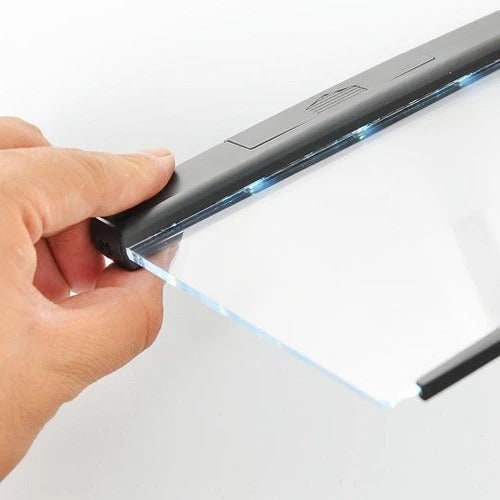 Book Light Flat Panel Portable LED Reading with Battery Power