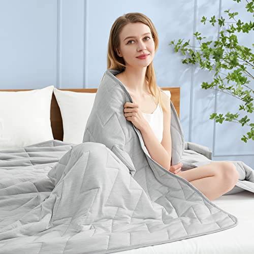 Breathable Cooling Blanket and Lightweight Comforter with Zigzag Quilting Summer