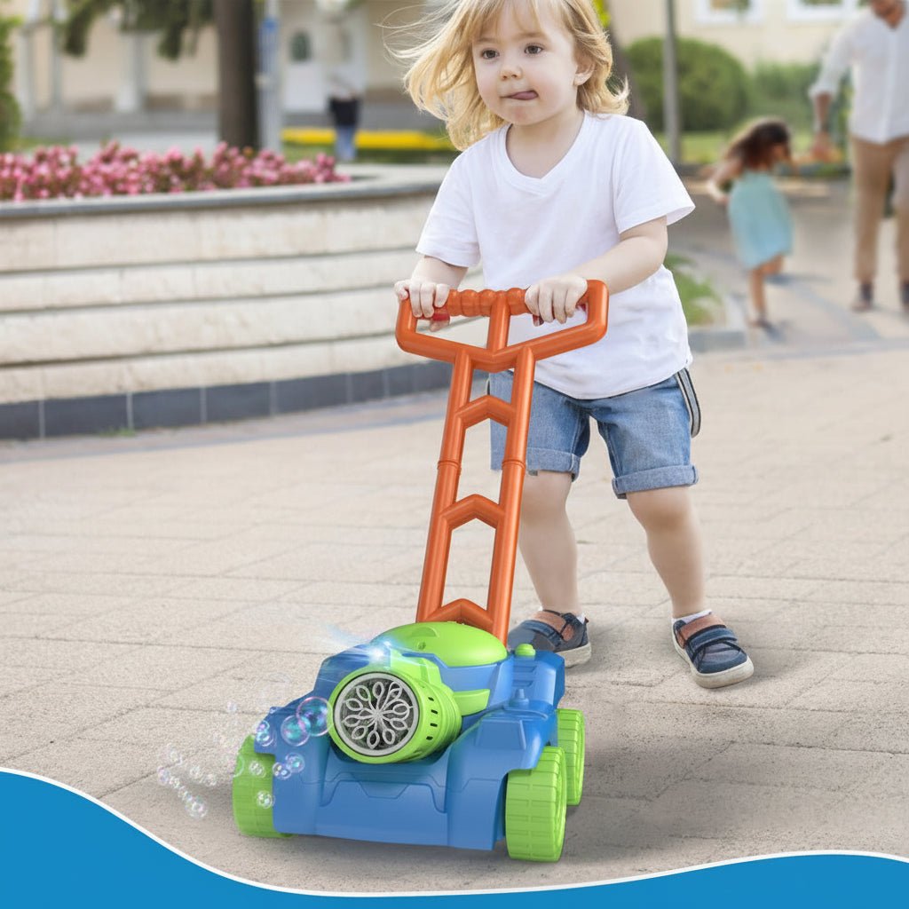 Bubblemow Fun – Bubble Lawn Mower Toy for Outdoor Play and Active Fun