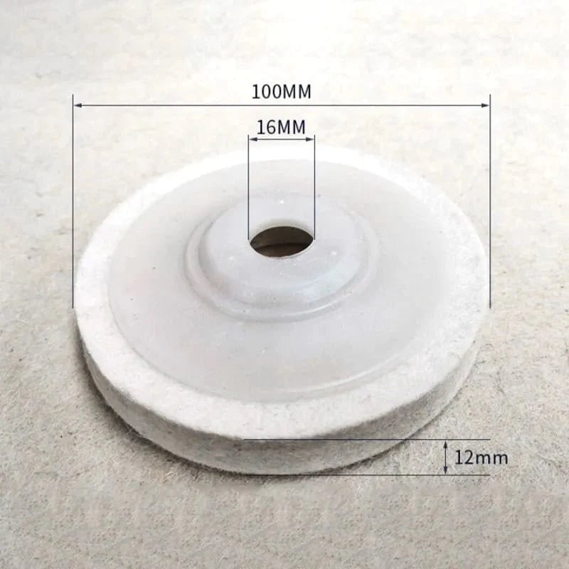 Buffing Wheel Polishing Wool Felt Angle Grinder Disc Pad