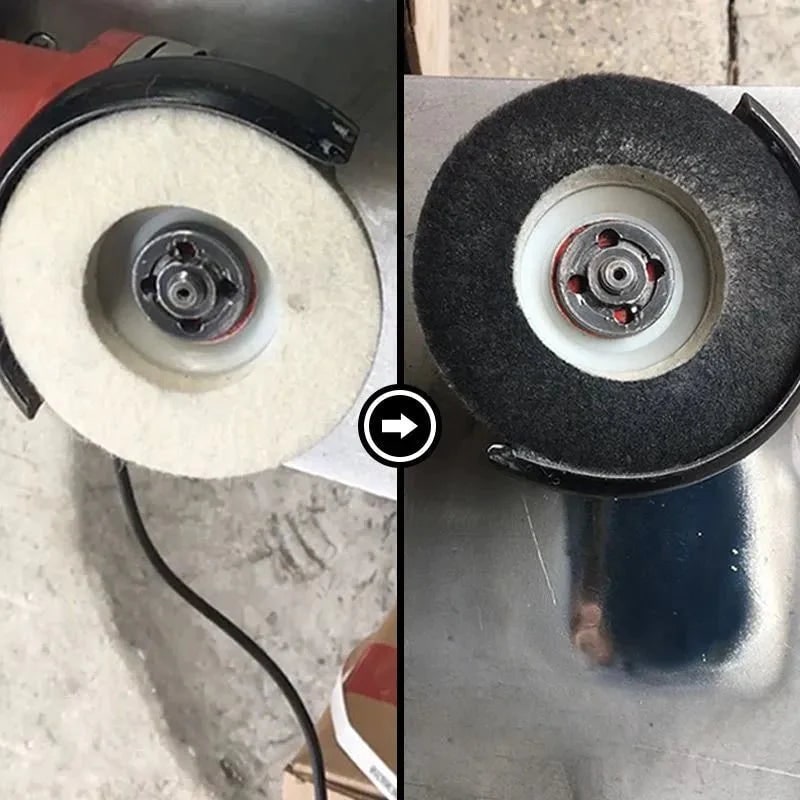 Buffing Wheel Polishing Wool Felt Angle Grinder Disc Pad