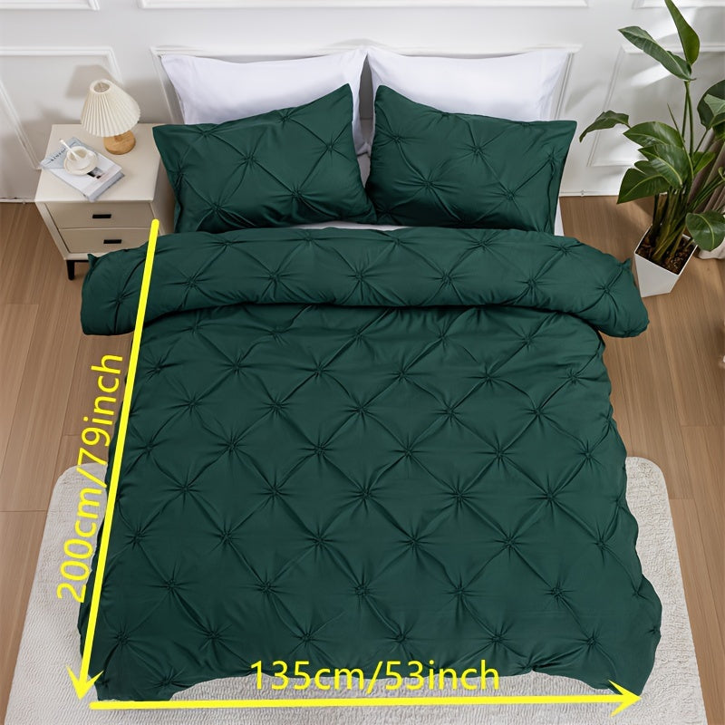 Elegant Pintuck Quilts Bedding Set
