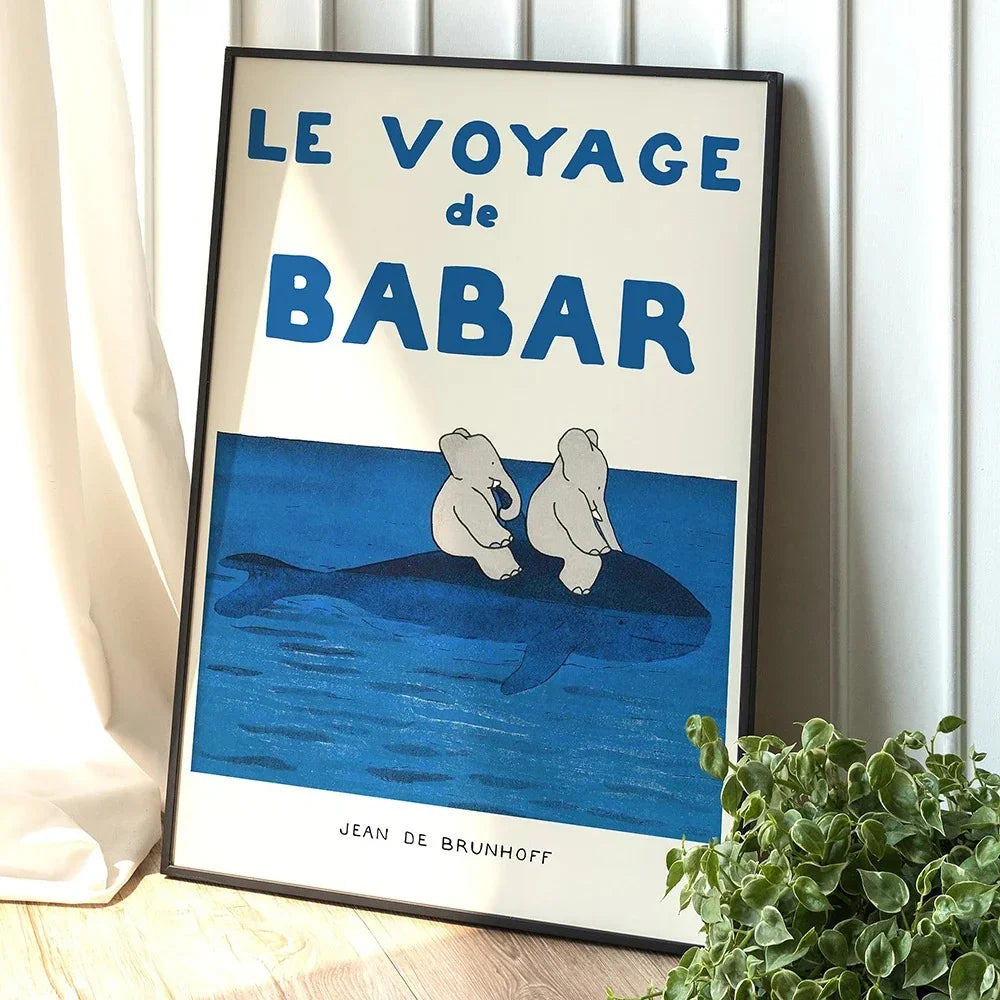 Elegant Babar Wall Art Decoration