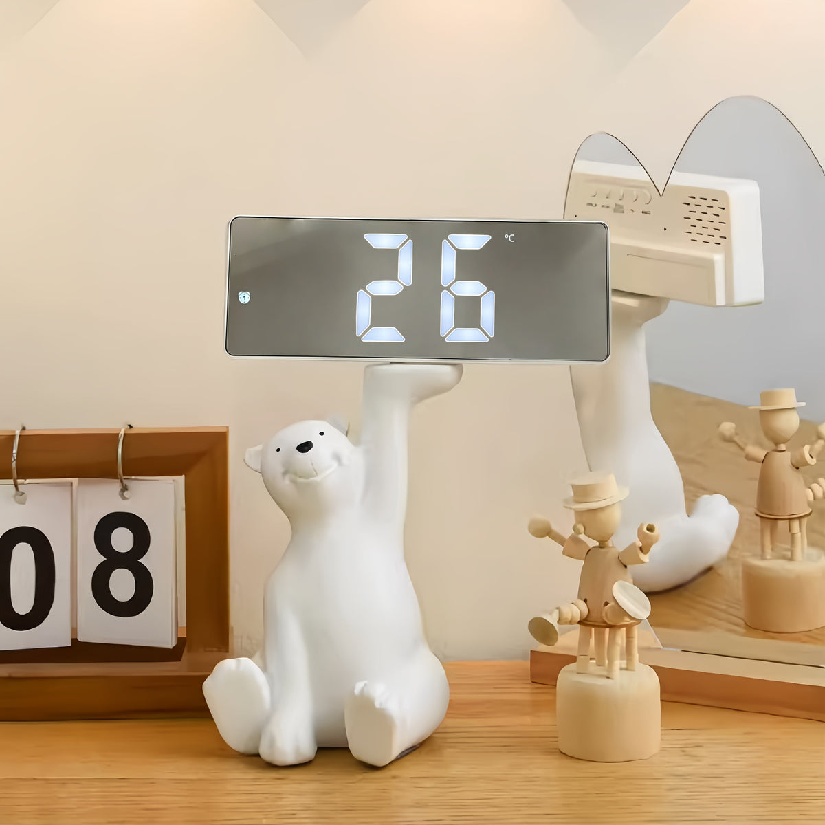Digital Sunrise Alarm Clock Light Simulation with Snooze Function