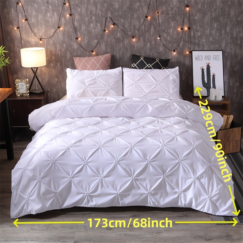 Elegant Pintuck Quilts Bedding Set