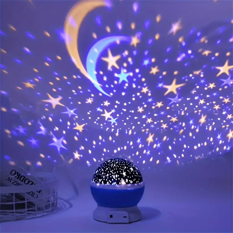 Home Star Projector Lamp Calming Starry Room Lighting