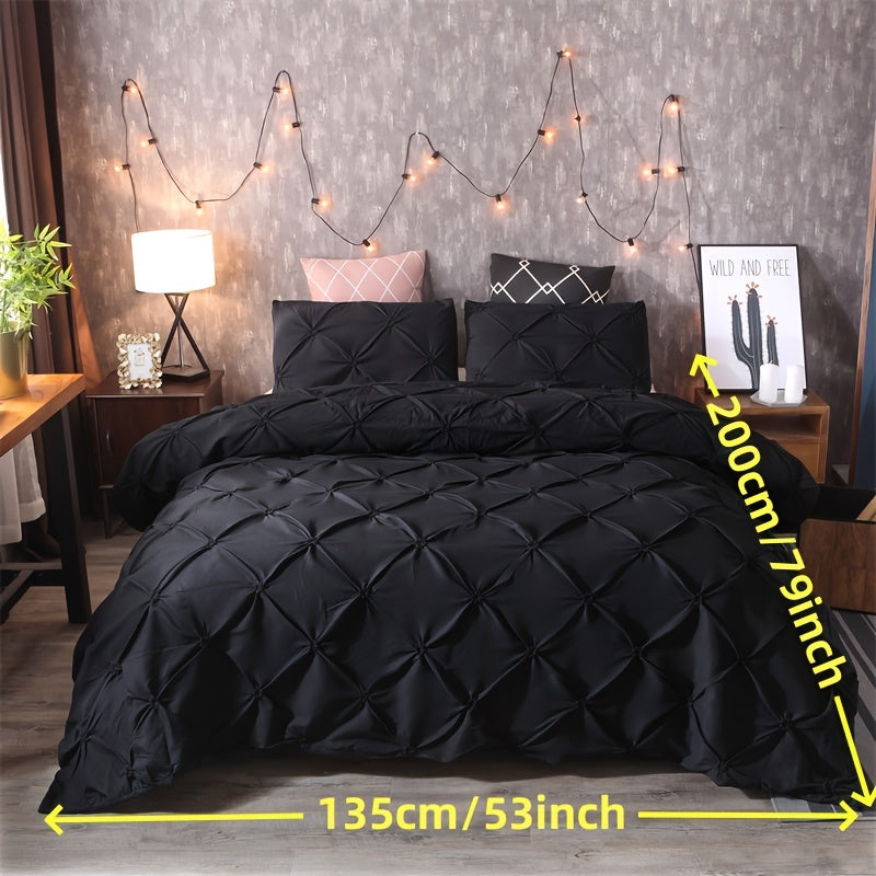 Elegant Pintuck Quilts Bedding Set