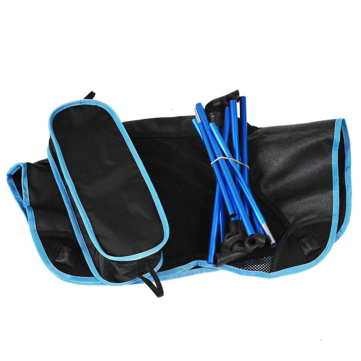 Camping Chair Folding Outdoor with Aluminum Frame and Breathable Mesh Portable Beach Lounge Seat