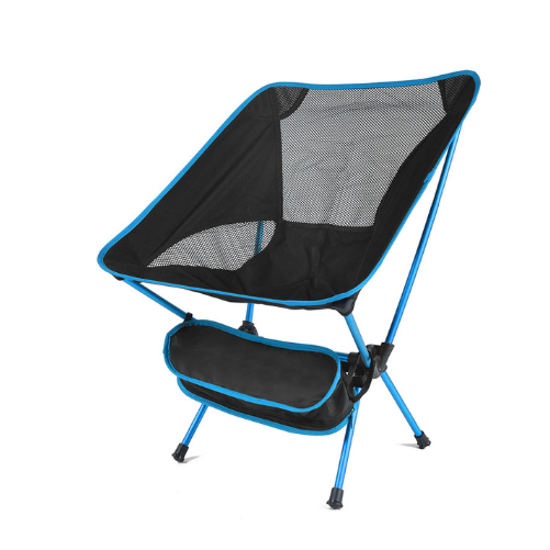 Camping Chair Folding Outdoor with Aluminum Frame and Breathable Mesh Portable Beach Lounge Seat