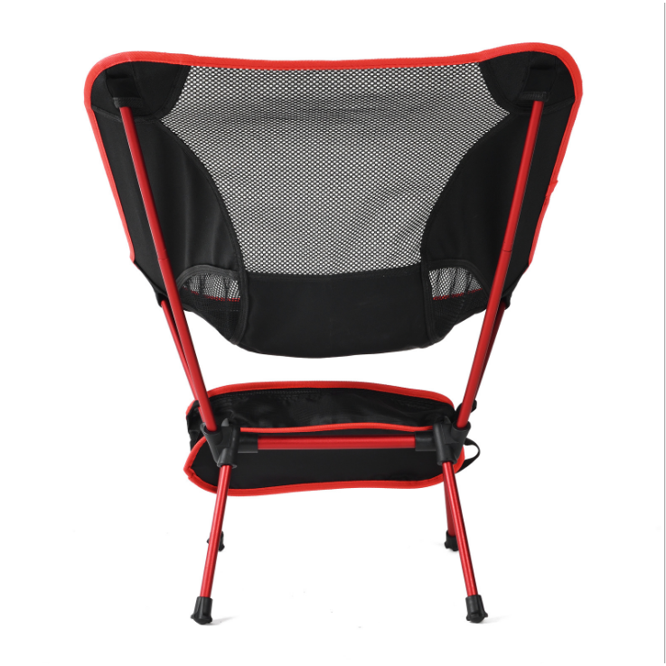 Camping Chair Folding Outdoor with Aluminum Frame and Breathable Mesh Portable Beach Lounge Seat