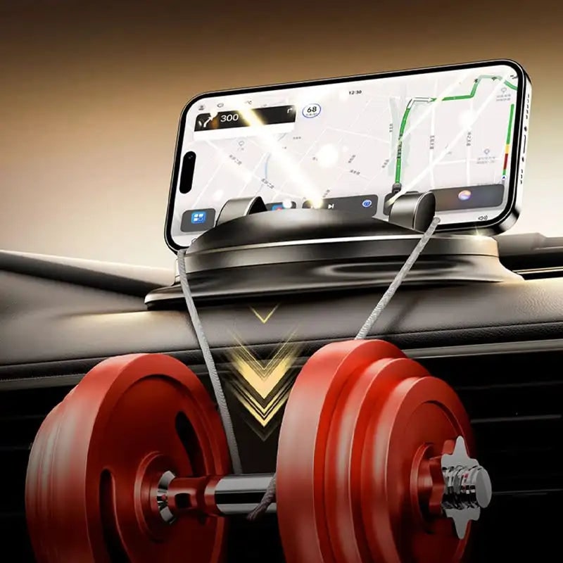 Car Phone Holder and Mount with 360-Degree Rotation for Vehicle Dashboard Cup