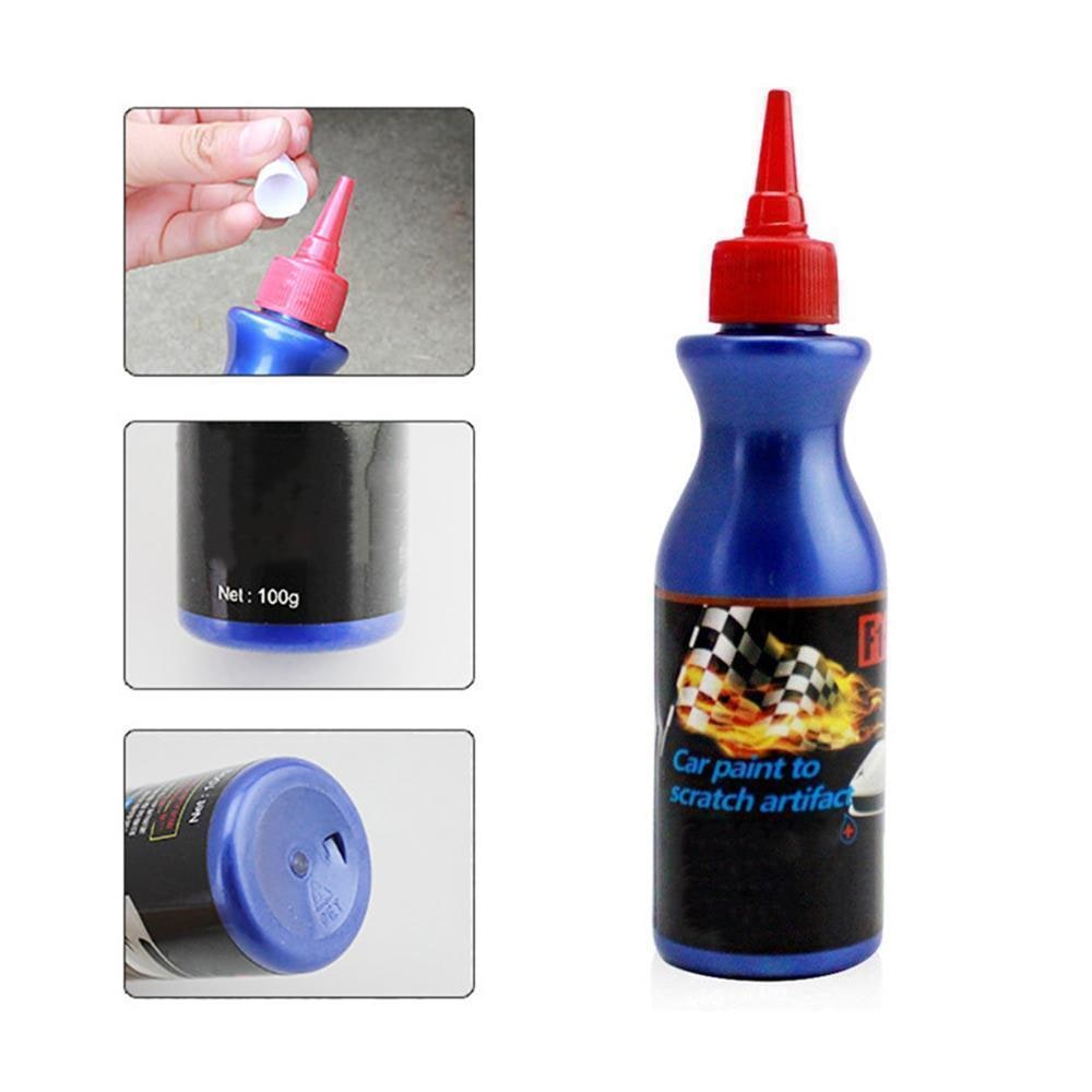 Car Scratch Remover and Paint Repair Kit with Foam Buffer Pad and Applicator Compound