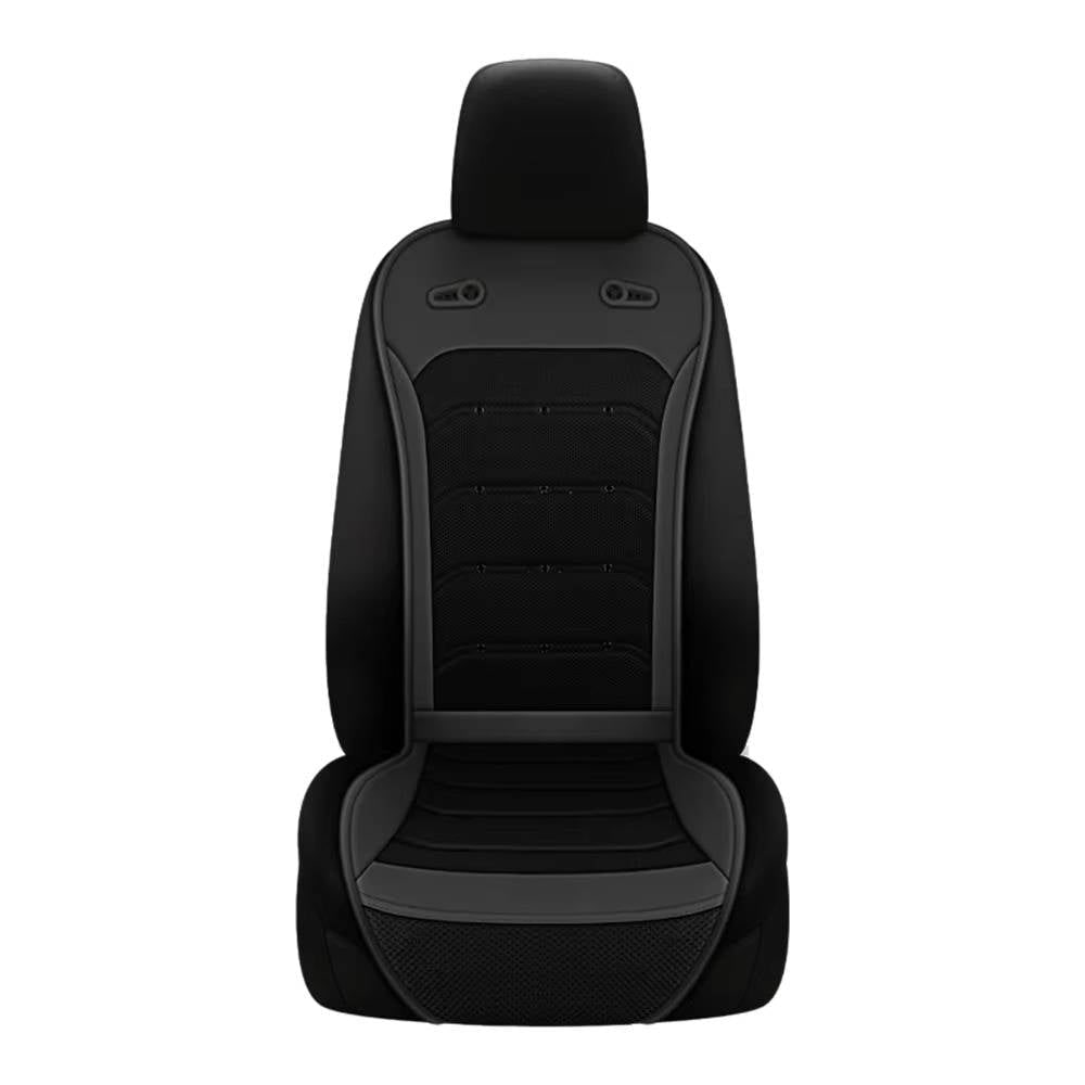 Cooling Car Seat Cushion with Ventilated Mesh and Integrated Fans