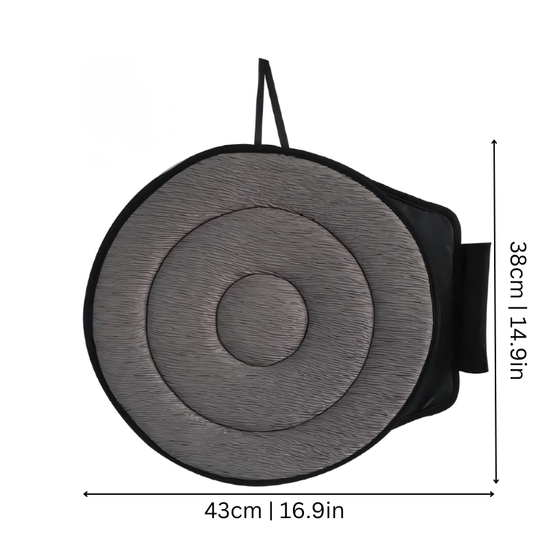 Car Seat Cushion with Memory Foam Desk Chair and Rocking with 360 Degree Swivel Rotation