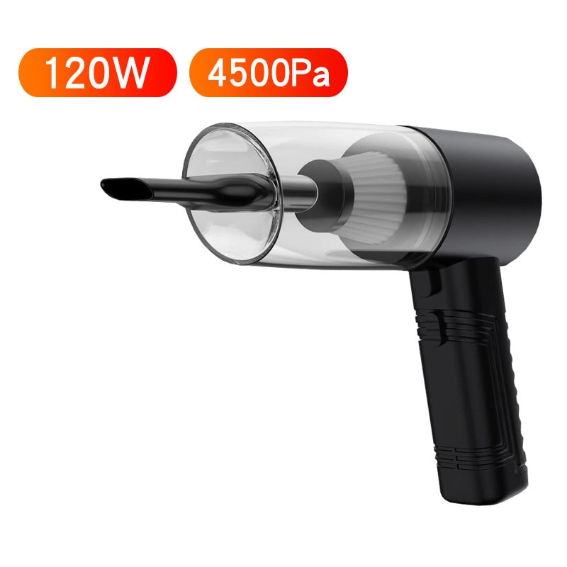 Car Vacuum Cleaner Handheld with 12v Corded Power and Crevice Brush Attachments Steam