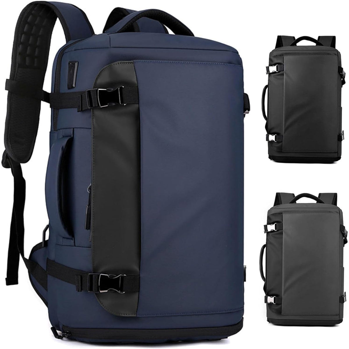 Carry on Travel Backpack with Anti Theft Hidden Pocket USB Charging Port and Water Resistant Fabric