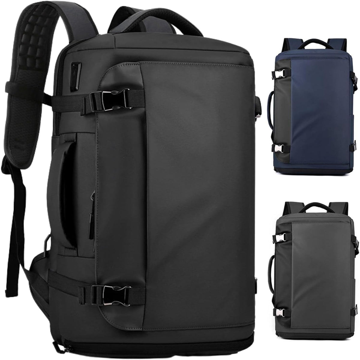 Carry on Travel Backpack with Anti Theft Hidden Pocket USB Charging Port and Water Resistant Fabric