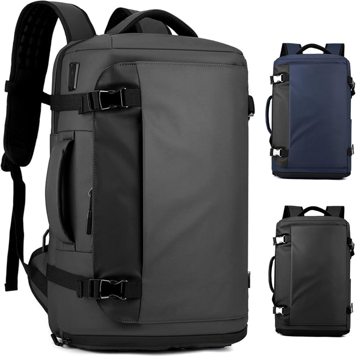 Carry on Travel Backpack with Anti Theft Hidden Pocket USB Charging Port and Water Resistant Fabric