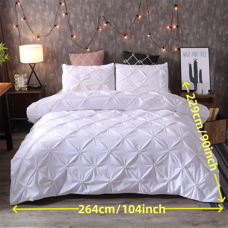 Elegant Pintuck Quilts Bedding Set