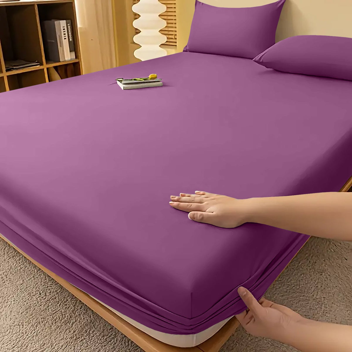 Extra Deep Fitted Bed Sheet – Wrinkle-Resistant All Season Bedding