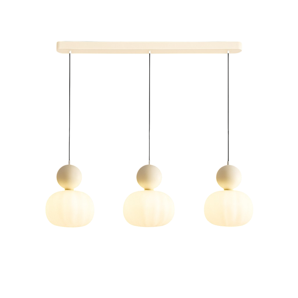 Ceiling Light Modern Pendant Hanging with Translucent Shade and Spherical Accent Diffused Lighting