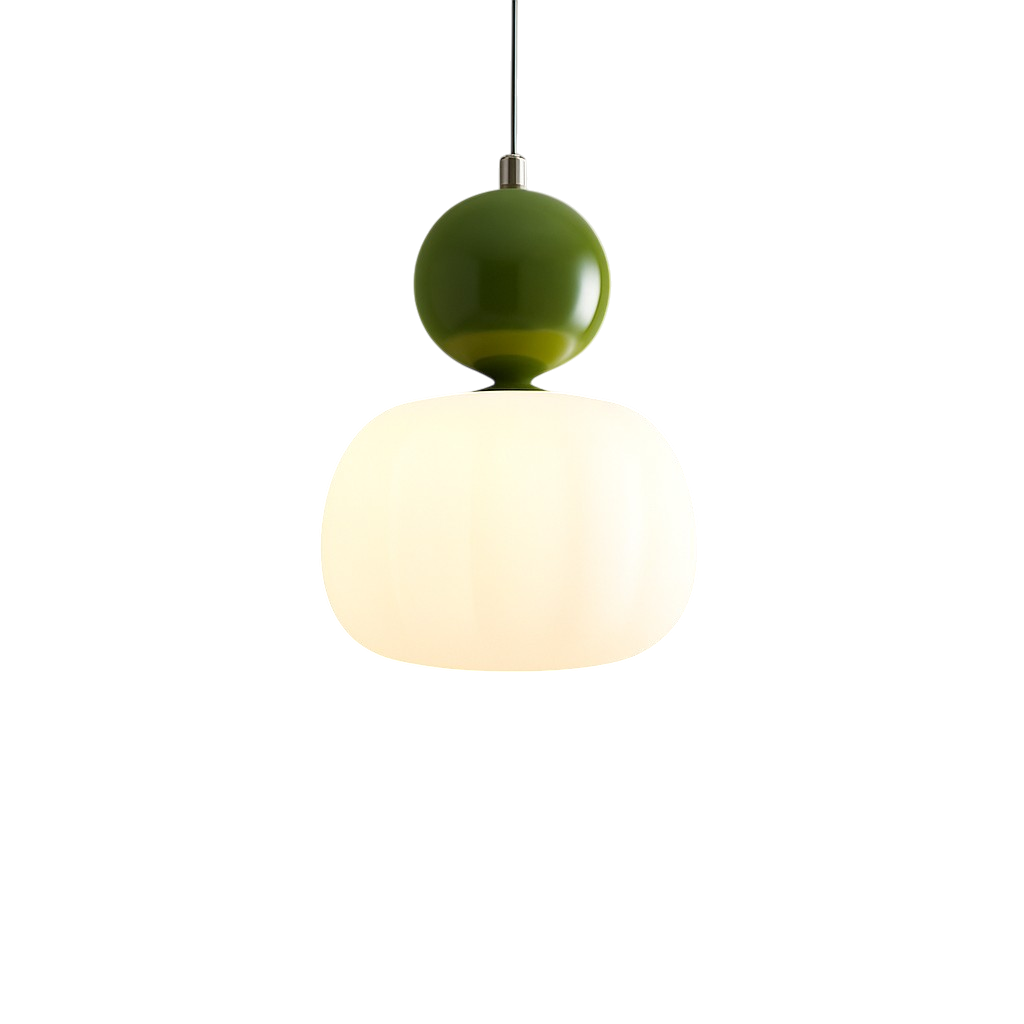 Ceiling Light Modern Pendant Hanging with Translucent Shade and Spherical Accent Diffused Lighting