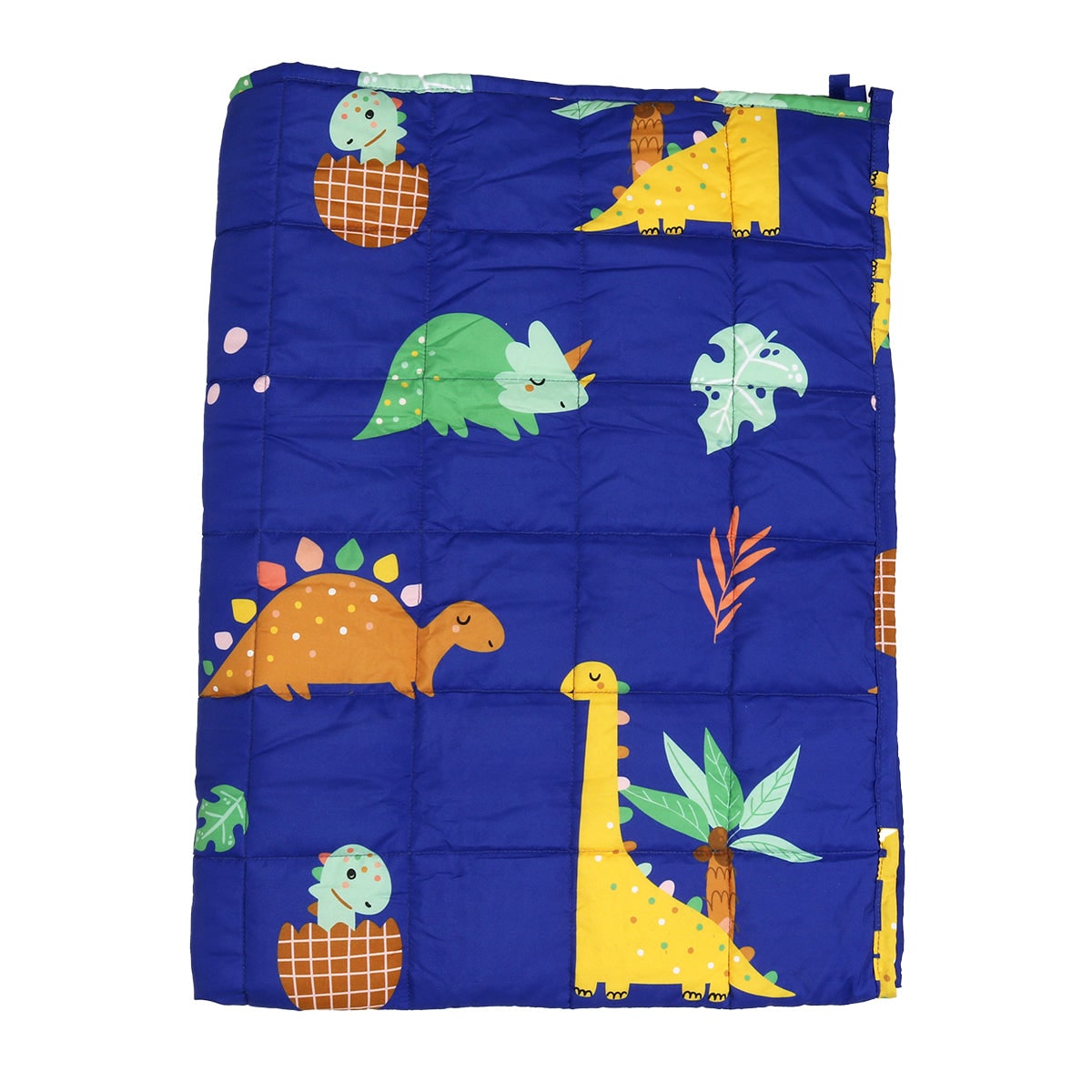 Kids Weighted Blanket Reversible Quilted with Cartoon Animal Prints For Children