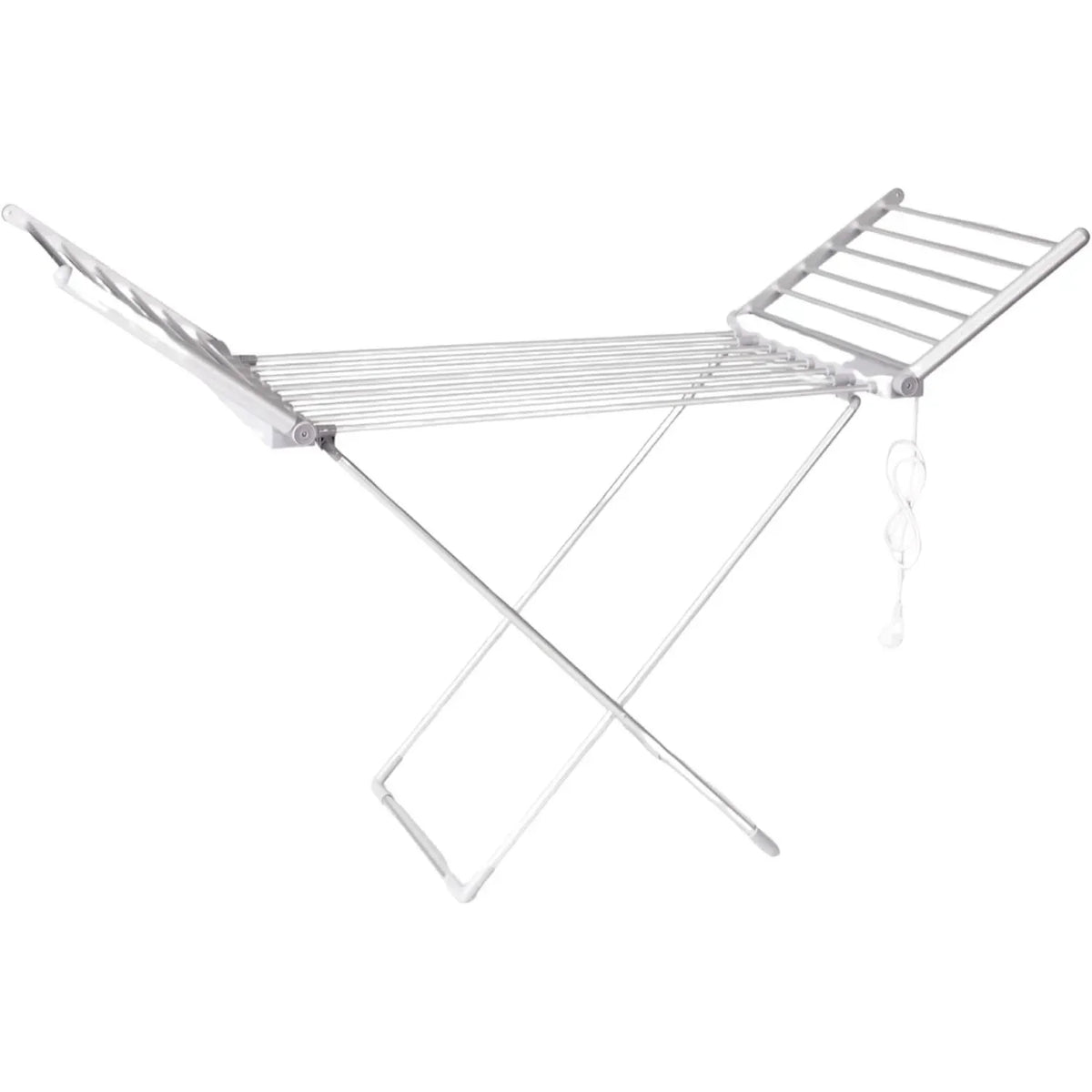 Heated Clothes Drying Rack Portable Electric Foldable Airer with Folding Wings