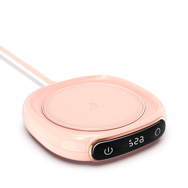 Coffee Mug and Cup Warmer Plate with Digital Temperature Display for Desk Tumbler