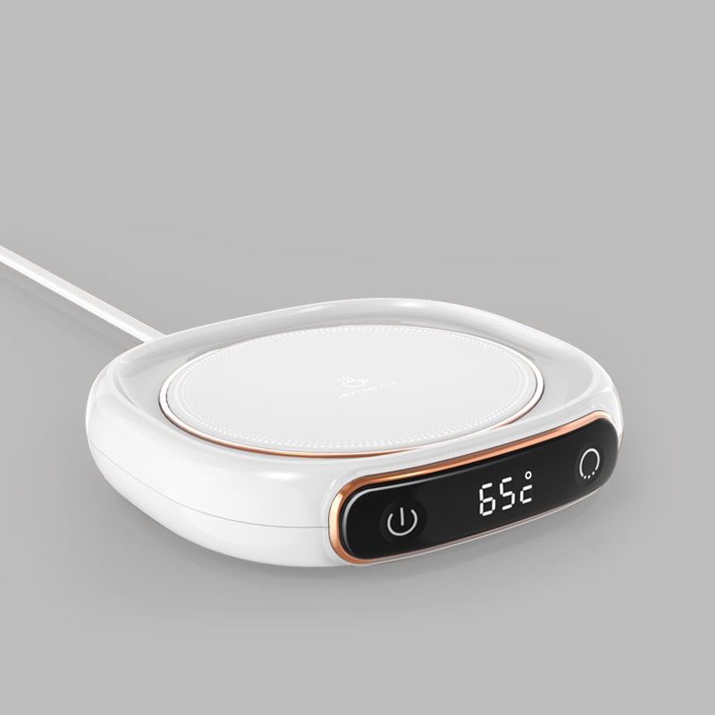 Coffee Mug and Cup Warmer Plate with Digital Temperature Display for Desk Tumbler