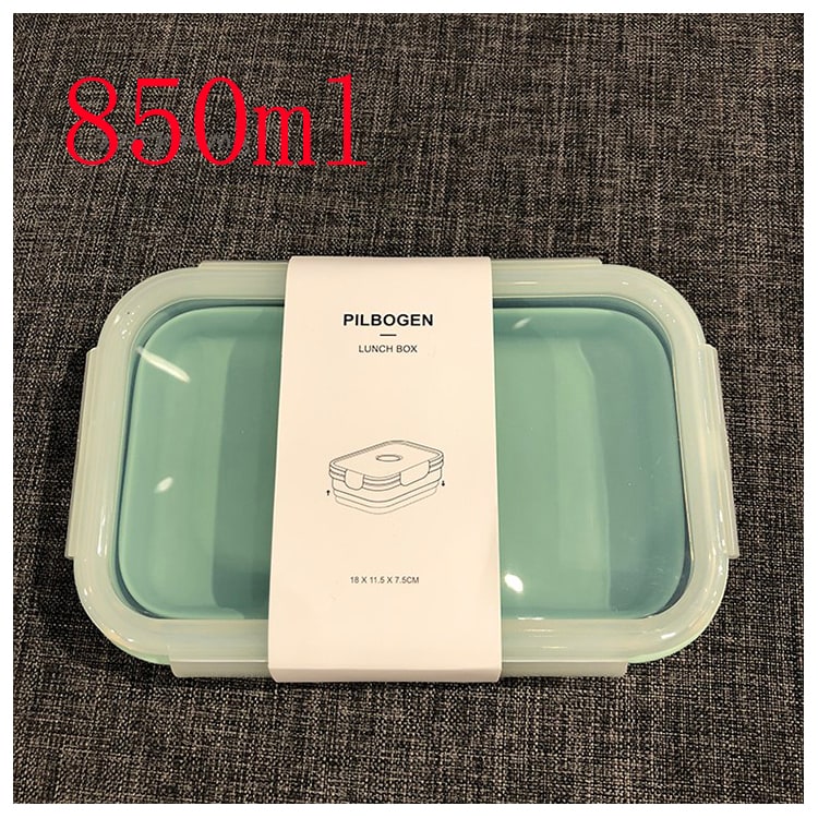 Collapsible Airtight Food Storage Containers with Silicone Lids and Lunch Prep Design